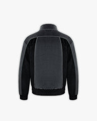 VELOURS TRACK JACKET BLACK