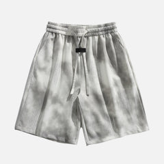 Tie-Dye Washed Casual Shorts