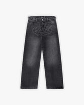EMBOSSED SCRIPT LOGO DENIM BLACK