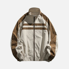 Vintage Varsity Colorblock Track Jacket