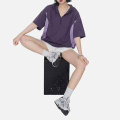 Colorblock Outdoor Hooded Tee