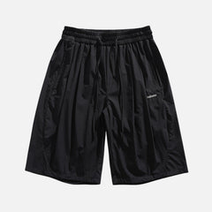 Deconstructed Embroidered Cargo Shorts