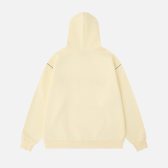 Embroidered Letter Hoodie