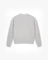 V-LOGO KNITWEAR LIGHT GREY