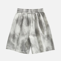 Tie-Dye Washed Casual Shorts