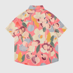 Rose Contrast Cotton Shirts