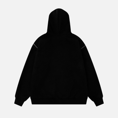 Embroidered Letter Hoodie