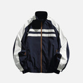 Vintage Varsity Colorblock Track Jacket