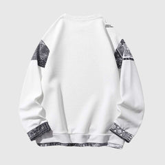 Retro Patterned Sweatshirt