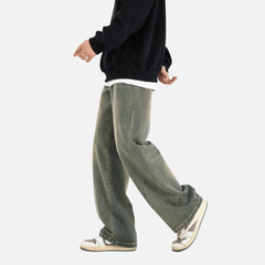 Patchwork Washed Jeans
