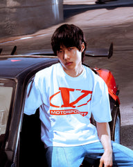 MOTORSPORTS TEE WHITE