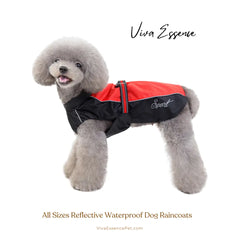 Safe & Dry Reflective Dog Raincoat