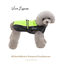 Safe & Dry Reflective Dog Raincoat