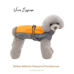 Safe & Dry Reflective Dog Raincoat