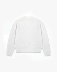 V-LOGO KNITWEAR WHITE