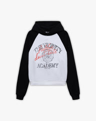 BICOLOR PUBLIC INSTITUTE HOODIE BLACK/WHITE