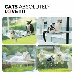 Secure & Stylish Cat Window Perch Hammock