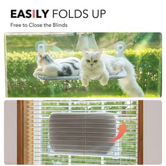 Secure & Stylish Cat Window Perch Hammock