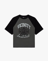 INSTITUTE TEE GREY/BLACK