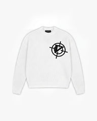 V-LOGO KNITWEAR WHITE