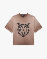 INITIALS TEE BROWN
