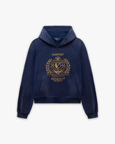 PASSPORT HOODIE WASHED BLUE