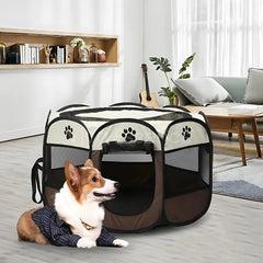 Pop-Up Pet Haven: Your Instant Travel Playpen