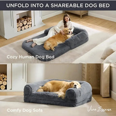 The Cloud Bed: Human-Sized Bed for You and Your Dog