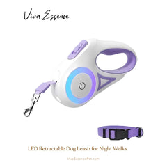 AuraGlow LED Leash: Safety You Can See