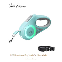 AuraGlow LED Leash: Safety You Can See