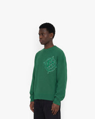 V-LOGO KNITWEAR GREEN