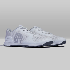 B. P White Grey Wide Fit Barefoot Training Shoes