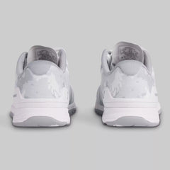 B. P Savage White Grey Camo Training Shoes