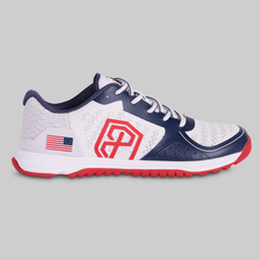 B. P USA Flag Wide Fit Barefoot Training Shoes