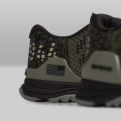 B. P Dark Green Wide Fit Barefoot Training Shoes