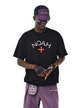 NOAH MARS Cross Print Tee Loose Fit Cotton Streetwear