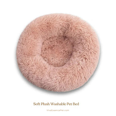 Calming Donut Pet Bed - Plush & Washable