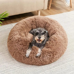 Calming Donut Pet Bed - Plush & Washable