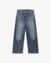 EMBOSSED SCRIPT LOGO DENIM BLUE