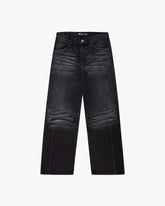 SCRIPT DENIM WASHED BLACK