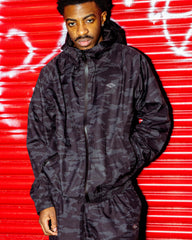 WINDBREAKER DOTTED CAMO BLACK
