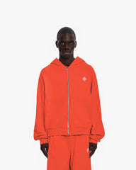 INSIDE OUT ZIP HOODIE STRAWBERRY