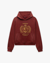 PASSPORT HOODIE WASHED RED