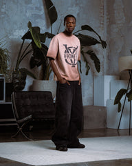 INITIALS TEE BROWN
