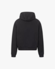 CONSTRUCTION LOGO HOODIE BLACK