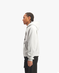 SHOOTING HOUSE ZIP HOODIE LIGHT GREY
