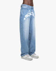 MIRAGE DENIM LIGHT BLUE / WHITE