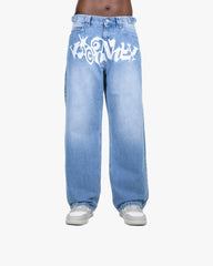 HAVOC DENIM LIGHT BLUE / WHITE