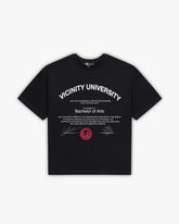 UNIVERSITY TEE BLACK