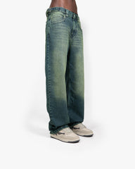 GREEN TINTED DENIM